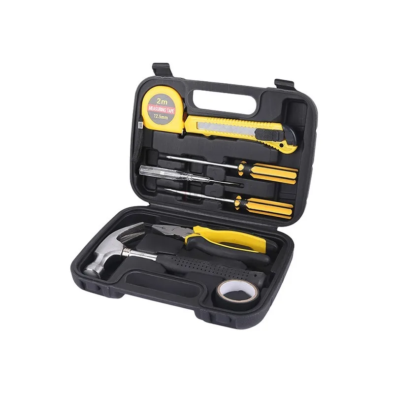 

Automotive Repair Toolbox Set Carbon Steel Woodworking Tools Pliers Hammers Tape Measures Art Knives Household Hand Tool Box DIY