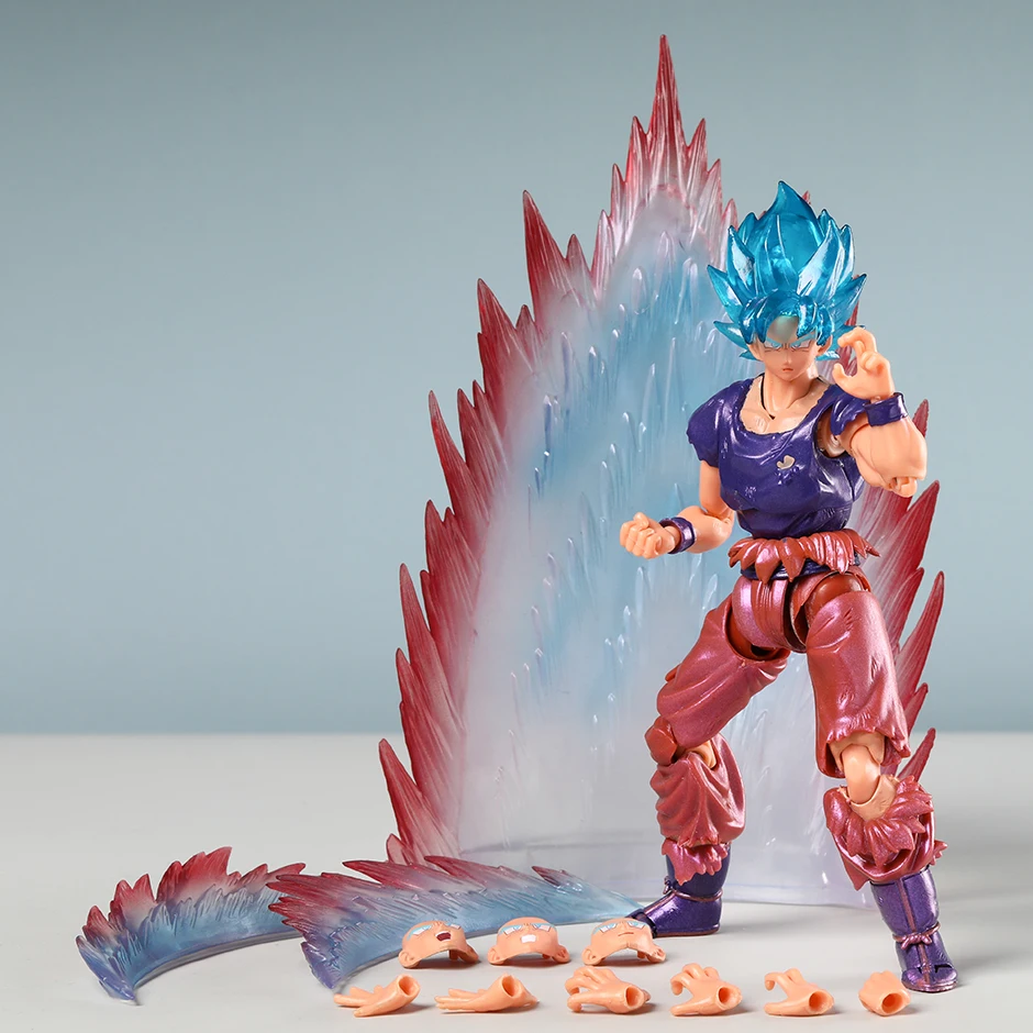 

DragonBall Shining Soul Super Saiyan Blue Son Goku Collection Action Figure PVC Model Toy Doll Figurals Gift