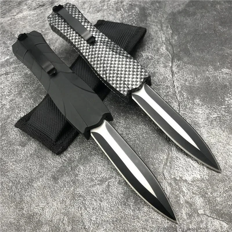 

BM Quick AUT Open Outdoor Hunting Knife Tactical Combat EDC Folding Pocket Knives ABS Handle Survive Self Defense Tool with Clip