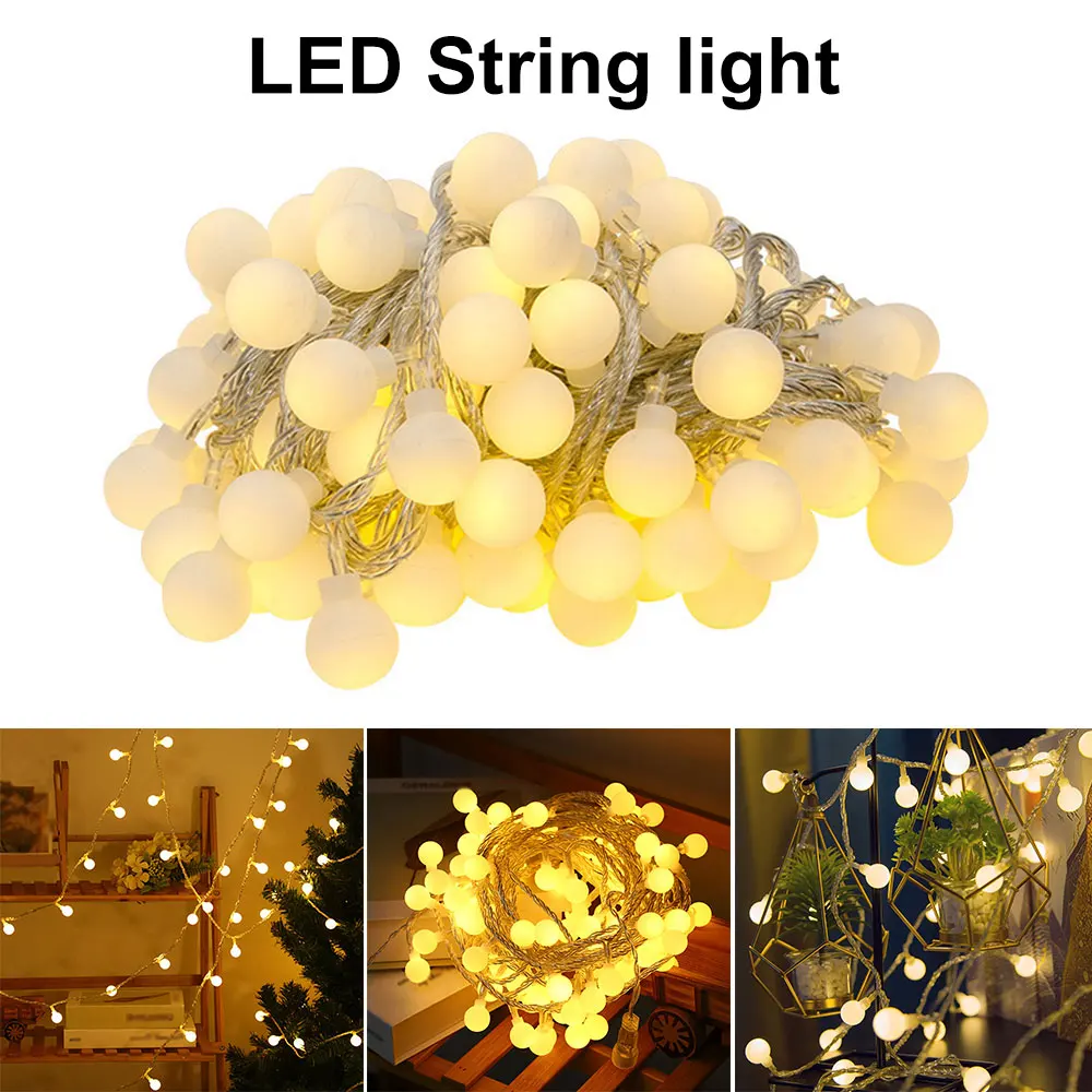 USB Power Ball LED String Lights Outdoor Ball Chain Lights Garland Lights Bulb Fairy Lights Party Home Wedding Garden Xmas Decor
USB Power Ball LED String Lights Outdoor Ball Chain Lights Garland Lights Bulb Fairy Lights Party Home Wedding Garden Xmas Decor