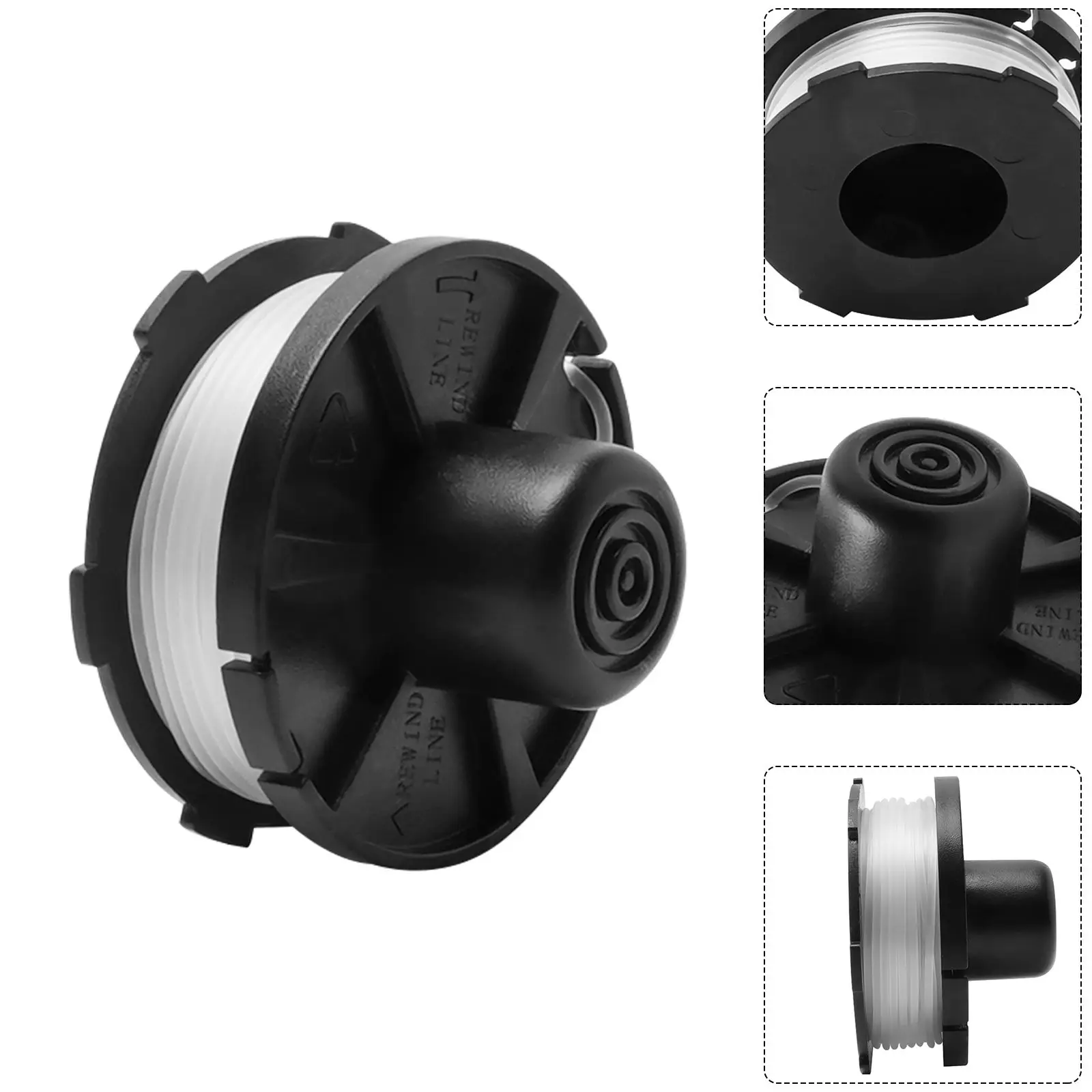 Trimmer Head For Tap&Go 195858-1 196146-9 DUR181Z DUR141 DUR180 1/2/4 Pcs Nylon Spool Head 1.6 Mm*27ft Trimmer Parts
Trimmer Head For Tap&Go 195858-1 196146-9 DUR181Z DUR141 DUR180 1/2/4 Pcs Nylon Spool Head 1.6 Mm*27ft Trimmer Parts