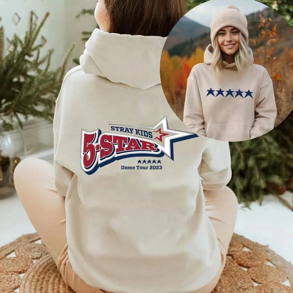 Kpop Stray Kids 2023 5-STAR Hoody Women Winter Fleece Long Sleeve Pullover Couple Casual Harajuku Sweatshirt Y2k Winter Clothes 
Kpop Stray Kids 2023 5-STAR Hoody Women Winter Fleece Long Sleeve Pullover Couple Casual Harajuku Sweatshirt Y2k Winter Clothes