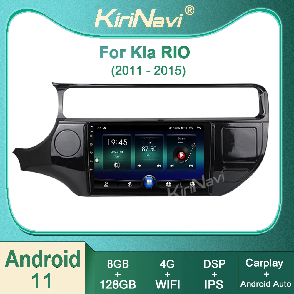 Автомагнитола Kirinavi для Kia RIO 2011-2015, мультимедийный видеоплеер с радио, DVD, Android 11, автонавигация, GPS, стерео, Wi-Fi, 4G, DSP, No 2 Din
Автомагнитола Kirinavi для Kia RIO 2011-2015, мультимедийный видеоплеер с радио, DVD, Android 11, автонавигация, GPS, стерео, Wi-Fi, 4G, DSP, No 2 Din