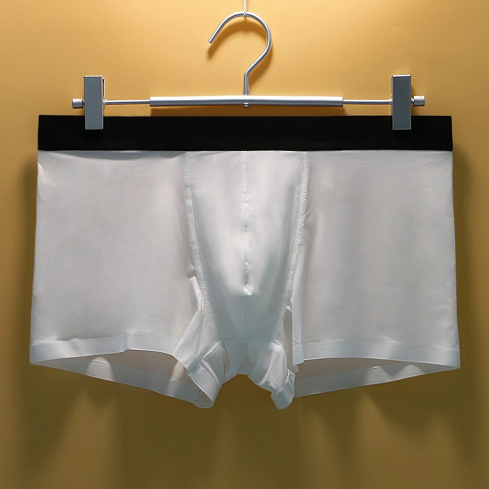 Sexy Men Ice Silk Underwear See Through Boxer Briefs Ultra Thin Panties Seamless Underpants Sensual Smooth Silky Bikini Lingerie
Sexy Men Ice Silk Underwear See Through Boxer Briefs Ultra Thin Panties Seamless Underpants Sensual Smooth Silky Bikini Lingerie