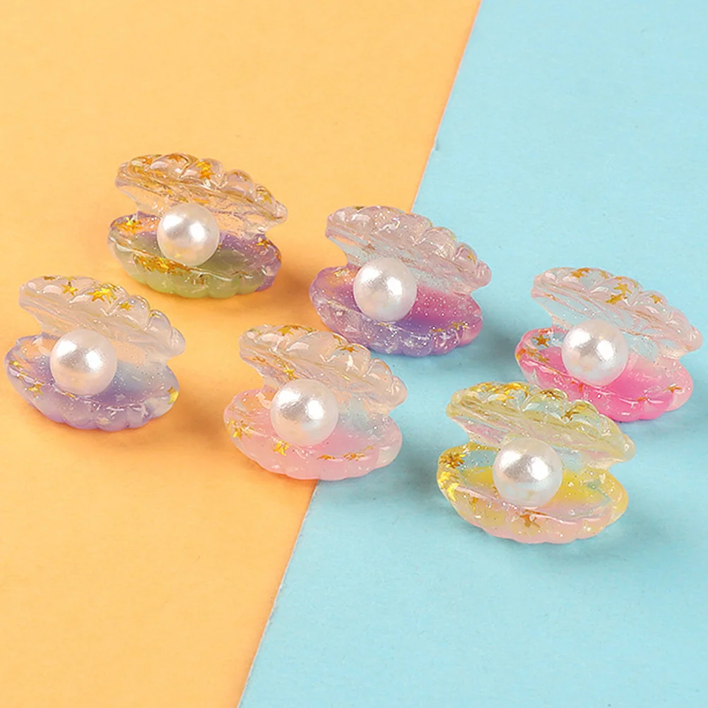 16 Pcs Mini Simulated Pearl Shell Fish Tank Decorations Faux Charm Glowing Resin Miniature Garden Ornament Desktop
16 Pcs Mini Simulated Pearl Shell Fish Tank Decorations Faux Charm Glowing Resin Miniature Garden Ornament Desktop