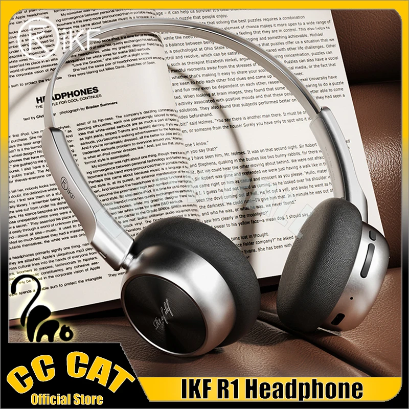 iKF R1 Headphone Retro Bluetooth Wireless Headphone Lightweight Design Headset HiFi Tone Quality IPX5 Metal Design Headphones
iKF R1 Headphone Retro Bluetooth Wireless Headphone Lightweight Design Headset HiFi Tone Quality IPX5 Metal Design Headphones