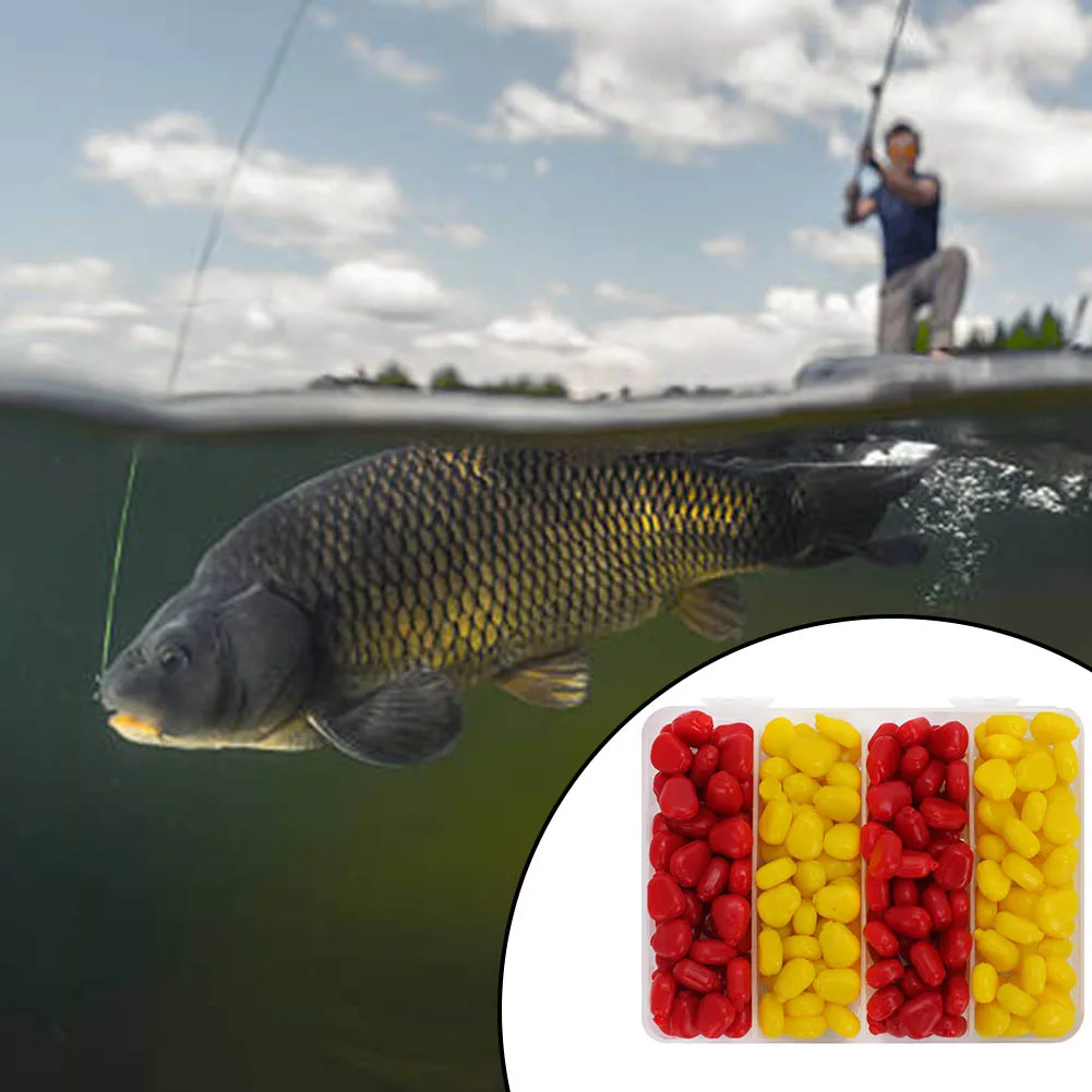 Fishing Kits 200 Pcs Baits Floating Corn Bait Lures PVC Red+Yellow Soft Plastics 110g/box Fishing Lures Brand New
Fishing Kits 200 Pcs Baits Floating Corn Bait Lures PVC Red+Yellow Soft Plastics 110g/box Fishing Lures Brand New