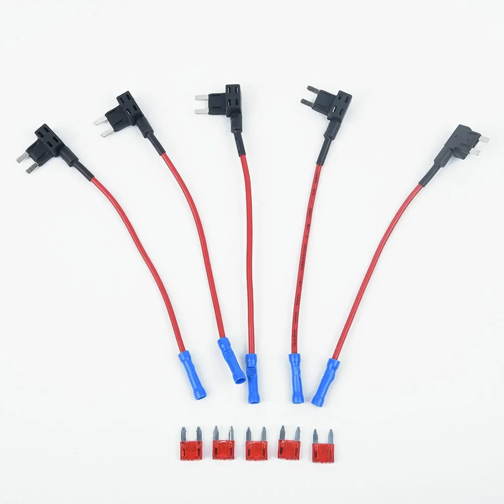 5Pcs/set 12V Add A Circuit Mini Blade Fuse Holder Standard ATM APM Piggy Back Fuses Tap Auto Fuse Box Fusible Alarm Parts Kit
5Pcs/set 12V Add A Circuit Mini Blade Fuse Holder Standard ATM APM Piggy Back Fuses Tap Auto Fuse Box Fusible Alarm Parts Kit