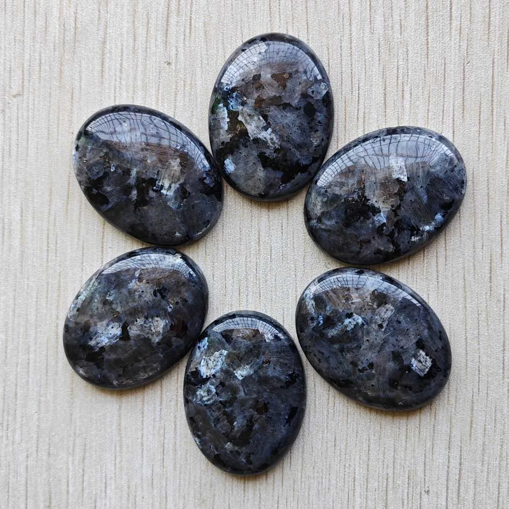 

Wholesale 6pcs/lot Beautiful natural black ShimmerStone Oval CAB CABOCHON 30x40mm beads for Diy jewelry making free shipping