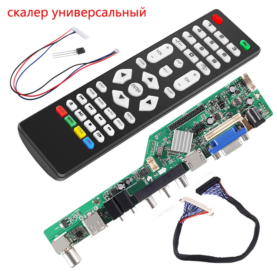 3663 New Digital Signal DVB-C DVB-T2 DVB-T Universal LCD TV Controller Driver Board UPGRADE 3463A Russian USB play LUA63A82
3663 New Digital Signal DVB-C DVB-T2 DVB-T Universal LCD TV Controller Driver Board UPGRADE 3463A Russian USB play LUA63A82