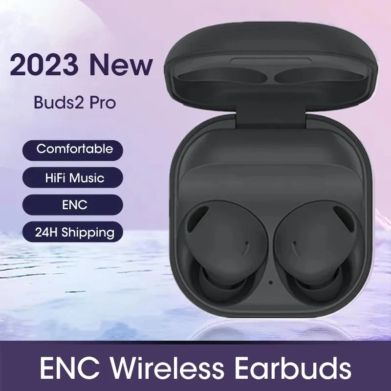 Новинка 2024, наушники Buds2 Pro TWS R510, Bluetooth наушники-вкладыши, наушники 2 Pro, беспроводные наушники с микрофоном, ENC, Hi-Fi стерео, игровые, спортивные