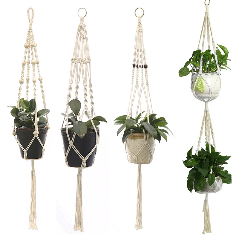 Flower pot net pocket creative gardening greenery flower pot hanging basket handmade hemp rope hanging flower pot hanger
Flower pot net pocket creative gardening greenery flower pot hanging basket handmade hemp rope hanging flower pot hanger
