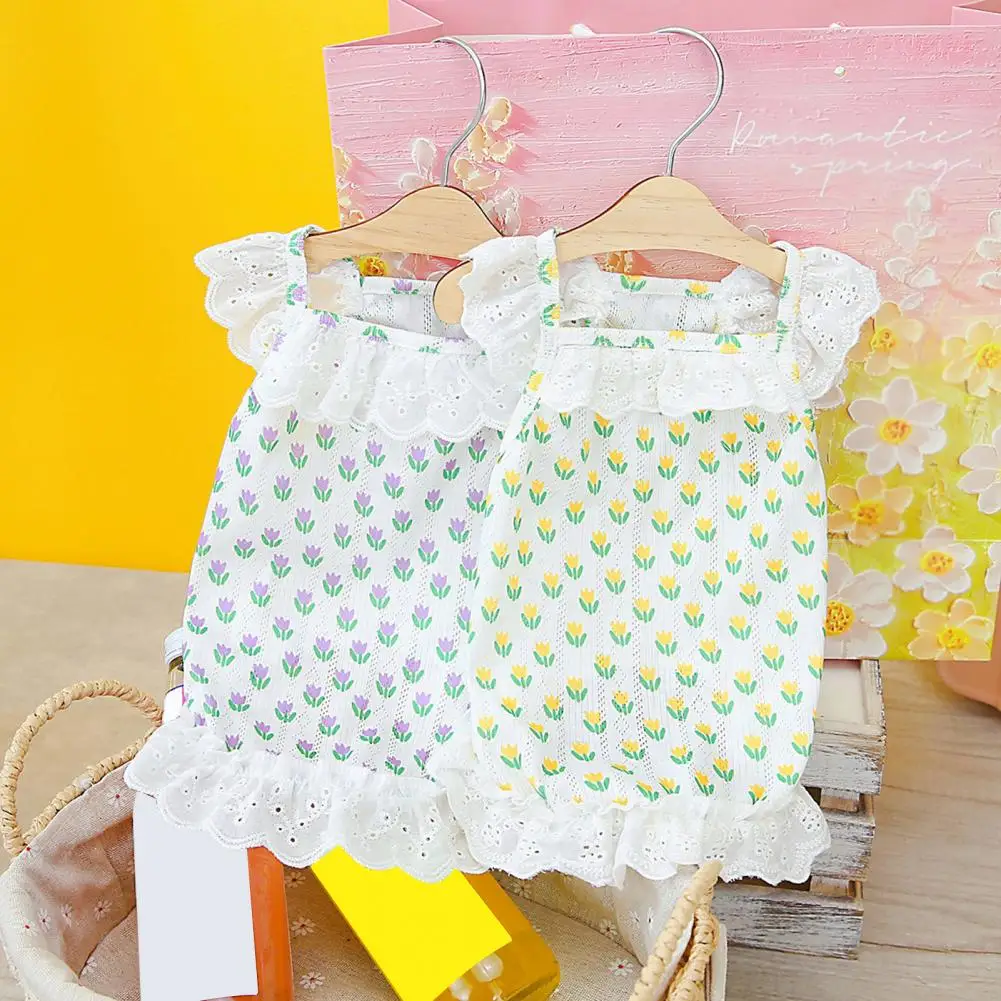 Lovely Pet Dogs Tulip Flower Pattern Sleeveless Dress Dog Princess Dress Attractive Decorative
Lovely Pet Dogs Tulip Flower Pattern Sleeveless Dress Dog Princess Dress Attractive Decorative