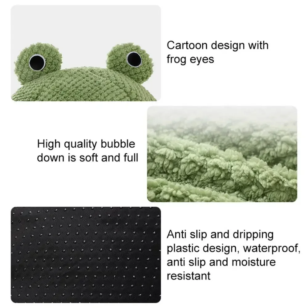 

Puppy Accessories Sleep Round Deep Winter Plush Snooze Kennel Pad Comfortable Warm Bed Dog Cat House Frog Pet Nest Cushion