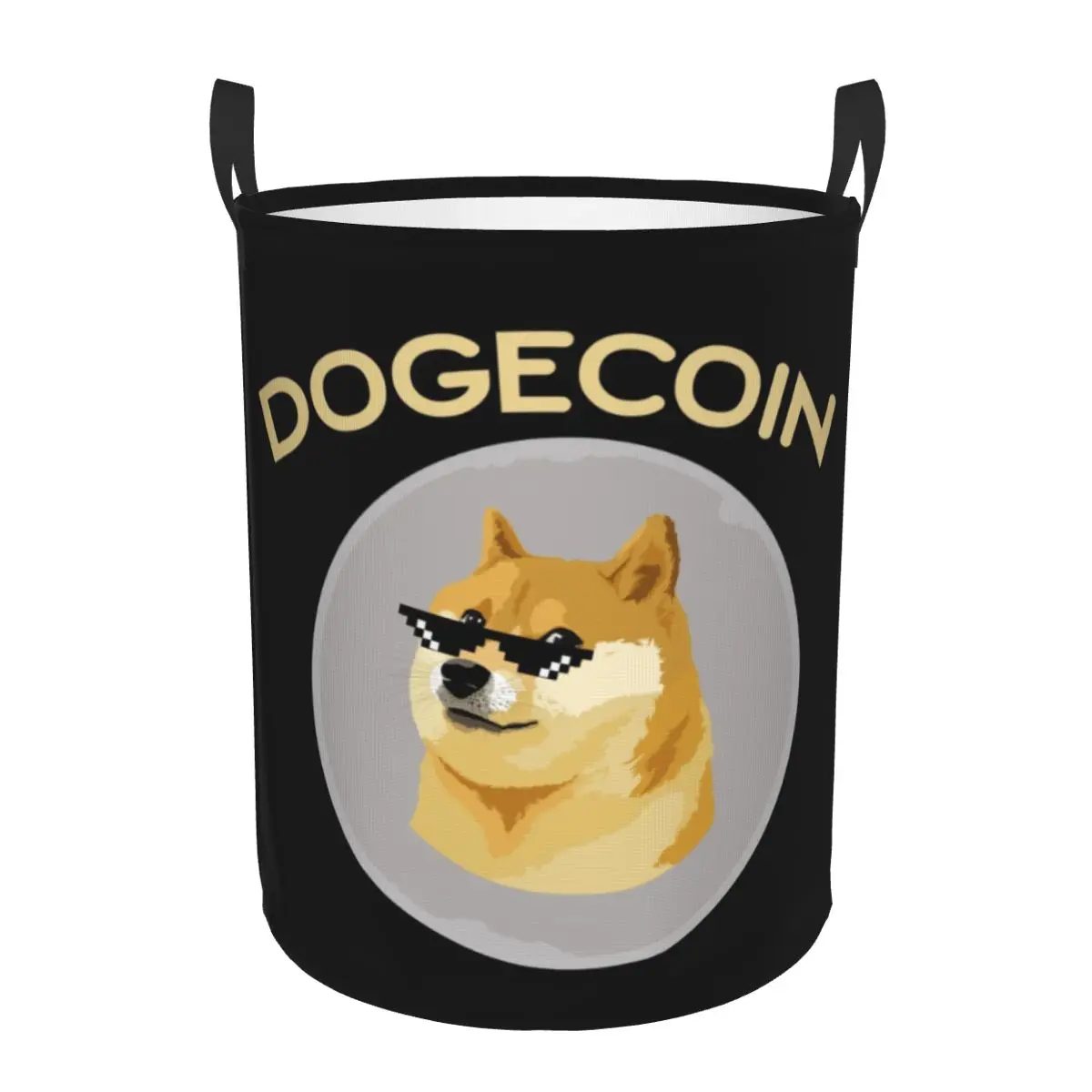 Корзина для белья Dogecoin To The Moon, складная забавная корзина для детской одежды, сумка для хранения игрушек
Корзина для белья Dogecoin To The Moon, складная забавная корзина для детской одежды, сумка для хранения игрушек