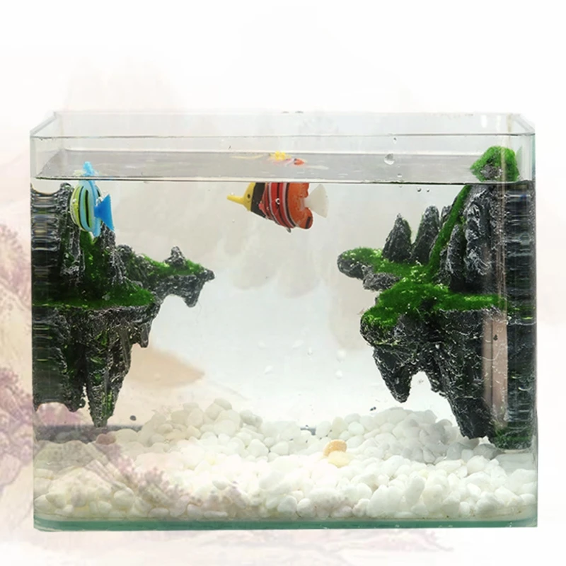 Aquarium Decoration Artificial Resin Moss Fish for Tank Suspensible Mountain Ornament Landscape 2 Pieces Set
Aquarium Decoration Artificial Resin Moss Fish for Tank Suspensible Mountain Ornament Landscape 2 Pieces Set