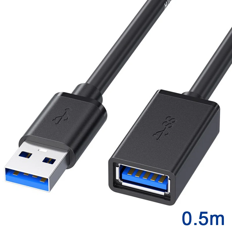 

Удлинительный кабель USB 3 0, шнур для передачи данных для ноутбука, ТВ, USB 3,0, штекер-гнездо, Удлинительный кабель для принтера компьютерной камеры, соединитель