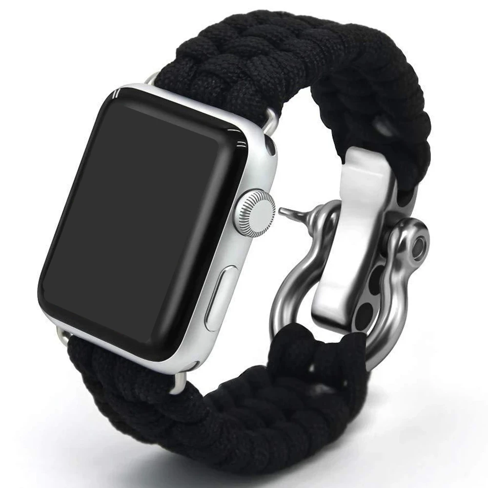 Ремешок нейлоновый для apple watch band 49 мм 45 мм 41 мм 44 мм 40 мм, уличный браслет из шнура для выживания iwatch series 3 5 SE 6 7 8 Ultra
Ремешок нейлоновый для apple watch band 49 мм 45 мм 41 мм 44 мм 40 мм, уличный браслет из шнура для выживания iwatch series 3 5 SE 6 7 8 Ultra