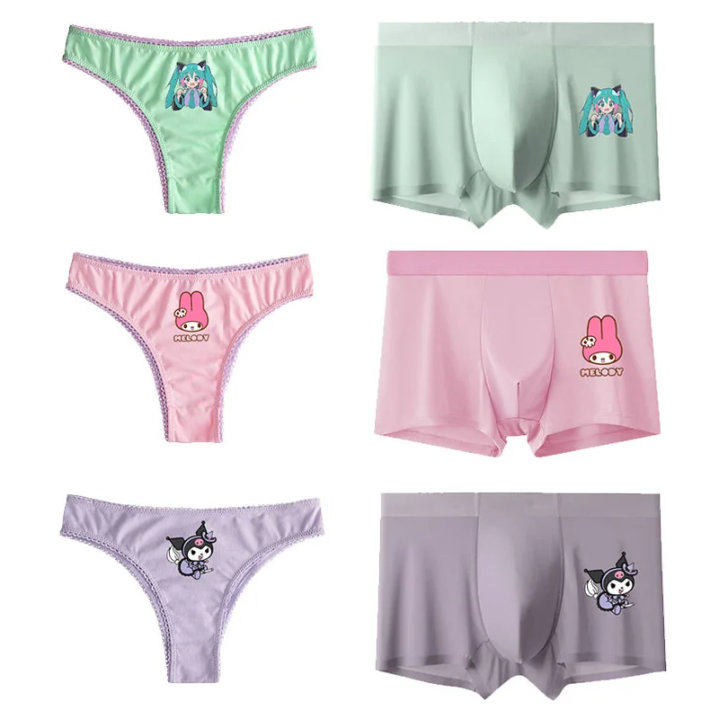 European American Sexy Hellokittys Couple Underwear Girls Mid-Waist Hot Sexy Briefs Men's Seamless Large Size Boxer Briefs
European American Sexy Hellokittys Couple Underwear Girls Mid-Waist Hot Sexy Briefs Men's Seamless Large Size Boxer Briefs