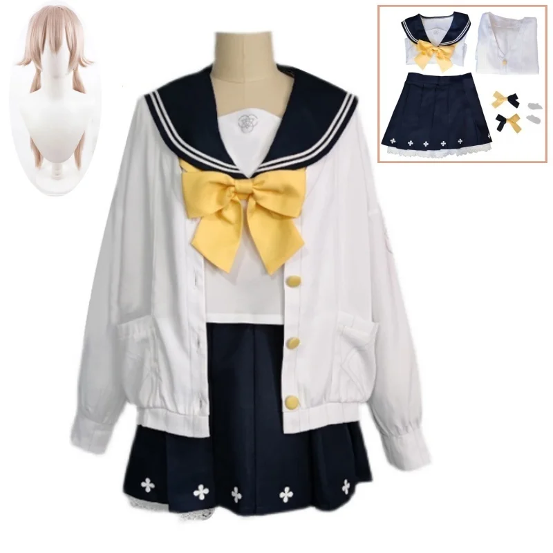 Anime Ajitani Hifumi Cosplay Costume for Women Adult Sailor Suits JK Uniform Jacket Bow Headwear Halloween
Anime Ajitani Hifumi Cosplay Costume for Women Adult Sailor Suits JK Uniform Jacket Bow Headwear Halloween