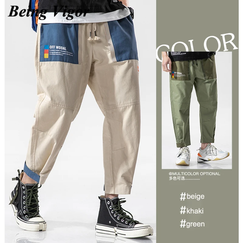 Being Vigor Japan 100% Cotton Mens Track Cargo Pants Ankle Length High Street Hip Hop Jogger Pant Multi Pocket Casual Long Pants
Being Vigor Japan 100% Cotton Mens Track Cargo Pants Ankle Length High Street Hip Hop Jogger Pant Multi Pocket Casual Long Pants