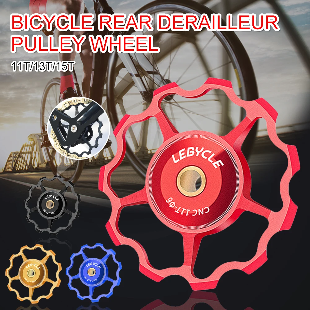 11T/13T/15T Bicycle Rear Derailleur Pulley Jockey Steel Bearing Bike Aluminum Alloy Guide Roller Mountain Road Bike Accessories
11T/13T/15T Bicycle Rear Derailleur Pulley Jockey Steel Bearing Bike Aluminum Alloy Guide Roller Mountain Road Bike Accessories