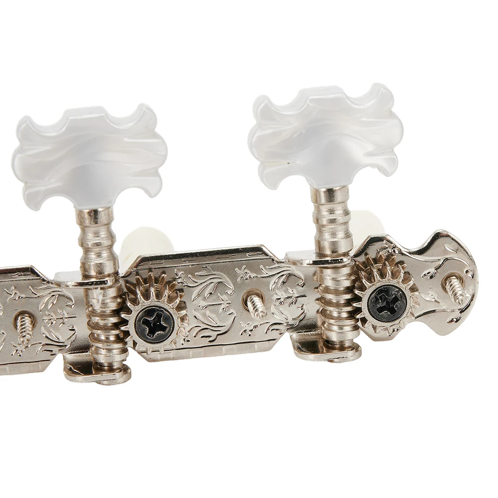 Classical Guitar Tuners Keys Accessories Durable 1 Pair Set 35mm 8 Screws For Guitar Tuning Heads Left + Right
Classical Guitar Tuners Keys Accessories Durable 1 Pair Set 35mm 8 Screws For Guitar Tuning Heads Left + Right