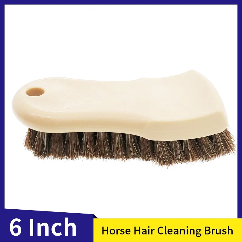 6 Inch Long Bristle Horse Hair Cleaning Brush for Car Interiors, Furniture, Sneakers, Shoes, and Boots Leather Shining, Buffing
6 Inch Long Bristle Horse Hair Cleaning Brush for Car Interiors, Furniture, Sneakers, Shoes, and Boots Leather Shining, Buffing