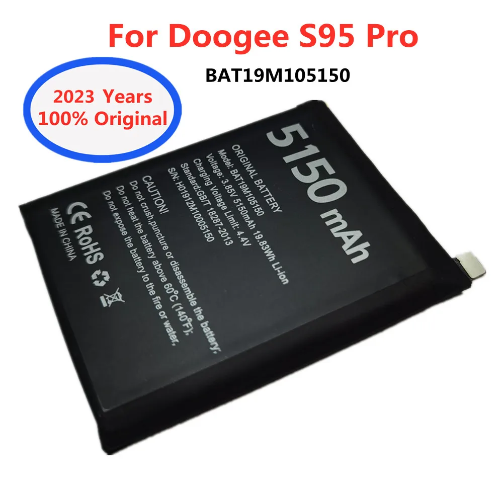 Новый 100% оригинальный аккумулятор DOOGEE 5150mA Для DOOGEE S95 S 95 PRO BAT19M105150 
Новый 100% оригинальный аккумулятор DOOGEE 5150mA Для DOOGEE S95 S 95 PRO BAT19M105150
