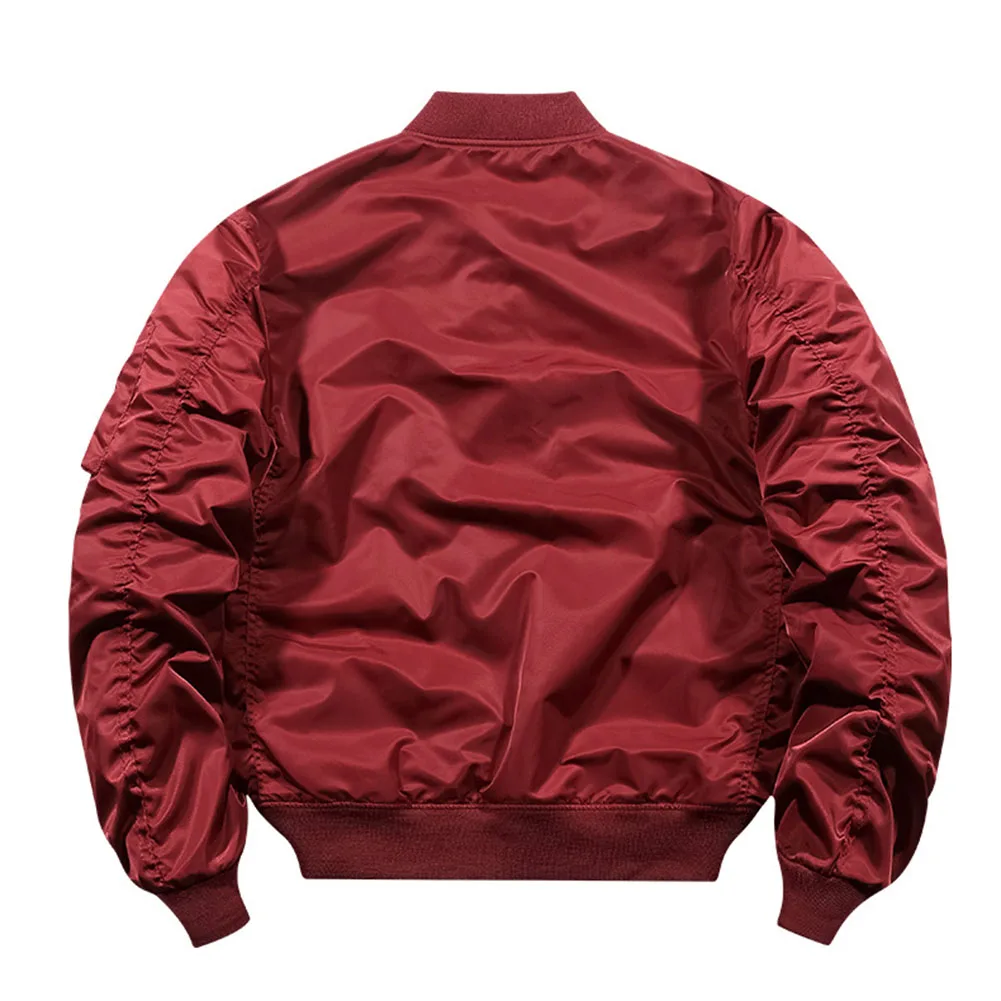 Stylish Mens Military Fly Jacket Varsity Baseball Flight Coat Padded Pilot Coat Vintage Motorcycle Outerwear Various Sizes
Stylish Mens Military Fly Jacket Varsity Baseball Flight Coat Padded Pilot Coat Vintage Motorcycle Outerwear Various Sizes