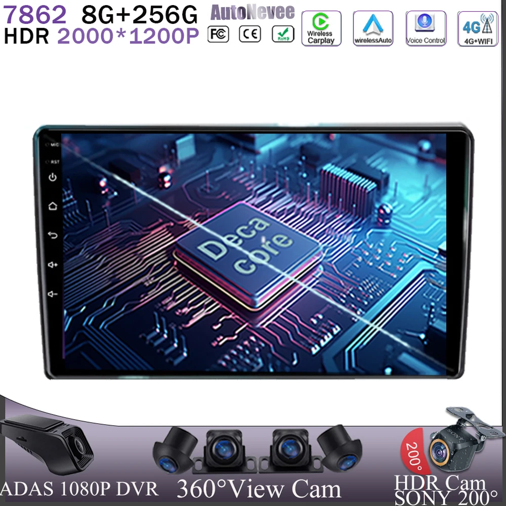 Car Android 13 For Opel Vectra 3 C 2002 - 2008 Carplay Radio Multimedia Player Wireless GPS QLED Screen DVD IPS TV 5G WIFI Head
Car Android 13 For Opel Vectra 3 C 2002 - 2008 Carplay Radio Multimedia Player Wireless GPS QLED Screen DVD IPS TV 5G WIFI Head