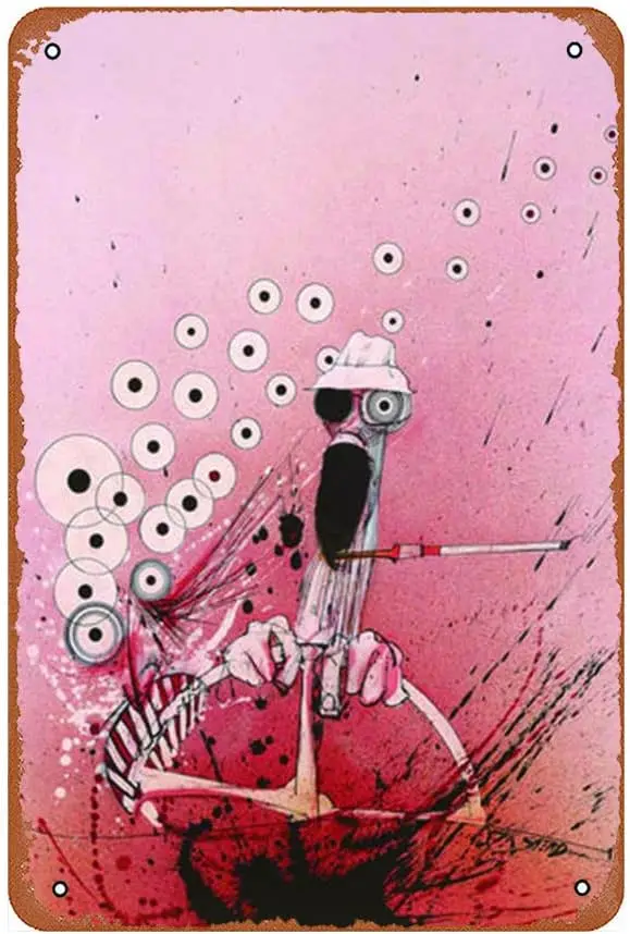 Ральф стедиман Хантер S Томпсон забавное искусство вождения металлический жестяной знак 8x12 дюймов Бар Паб внутренний Уличный настенный Декор подарки для мужчин
Ральф стедиман Хантер S Томпсон забавное искусство вождения металлический жестяной знак 8x12 дюймов Бар Паб внутренний Уличный настенный Декор подарки для мужчин