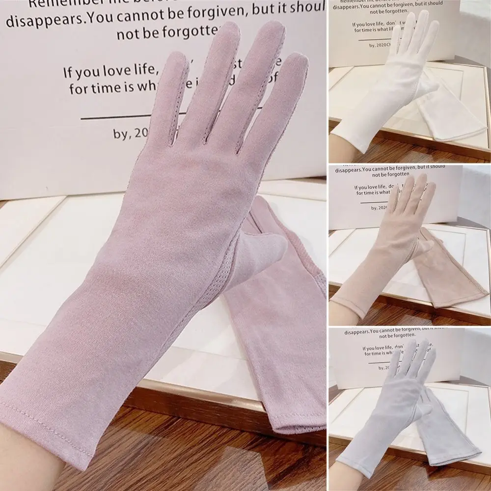 Fashion Solid Color Summer Cycling Driving Cotton Gloves Mittens Sun Protection Gloves Anti-UV Gloves
Fashion Solid Color Summer Cycling Driving Cotton Gloves Mittens Sun Protection Gloves Anti-UV Gloves