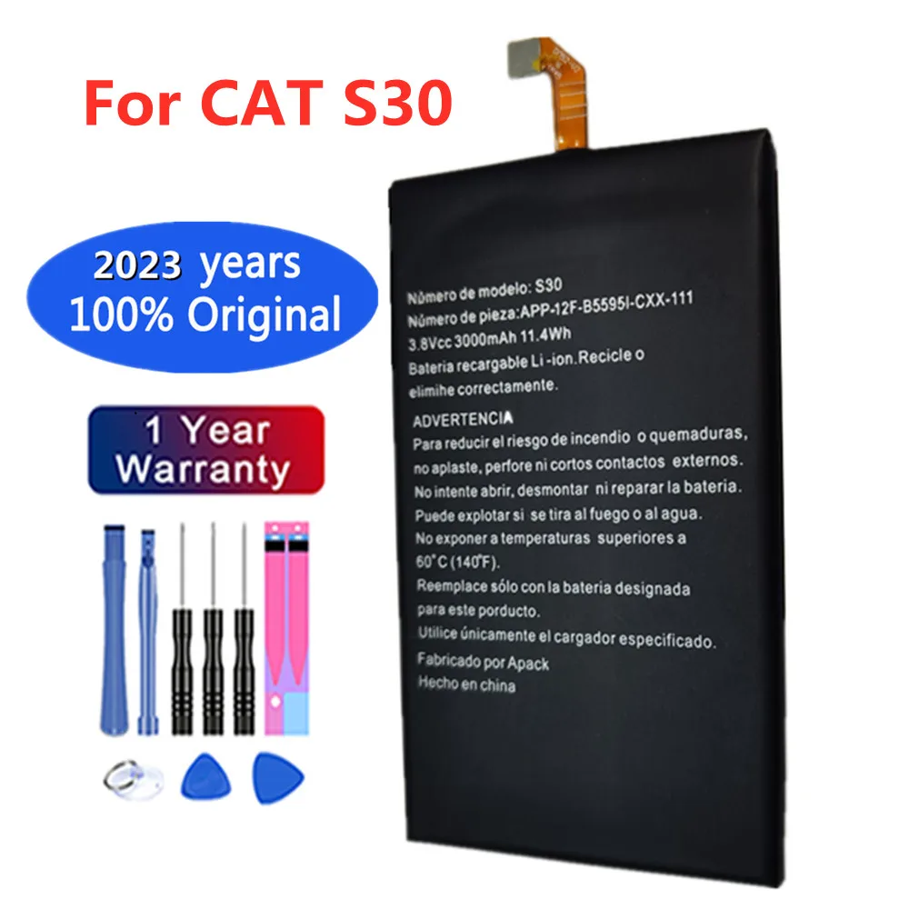 New 100% Original S30 Rechargable Battery For Caterpillar CAT S30 High Quality Smart Mobile Phone Replacement Batteries Bateria
New 100% Original S30 Rechargable Battery For Caterpillar CAT S30 High Quality Smart Mobile Phone Replacement Batteries Bateria