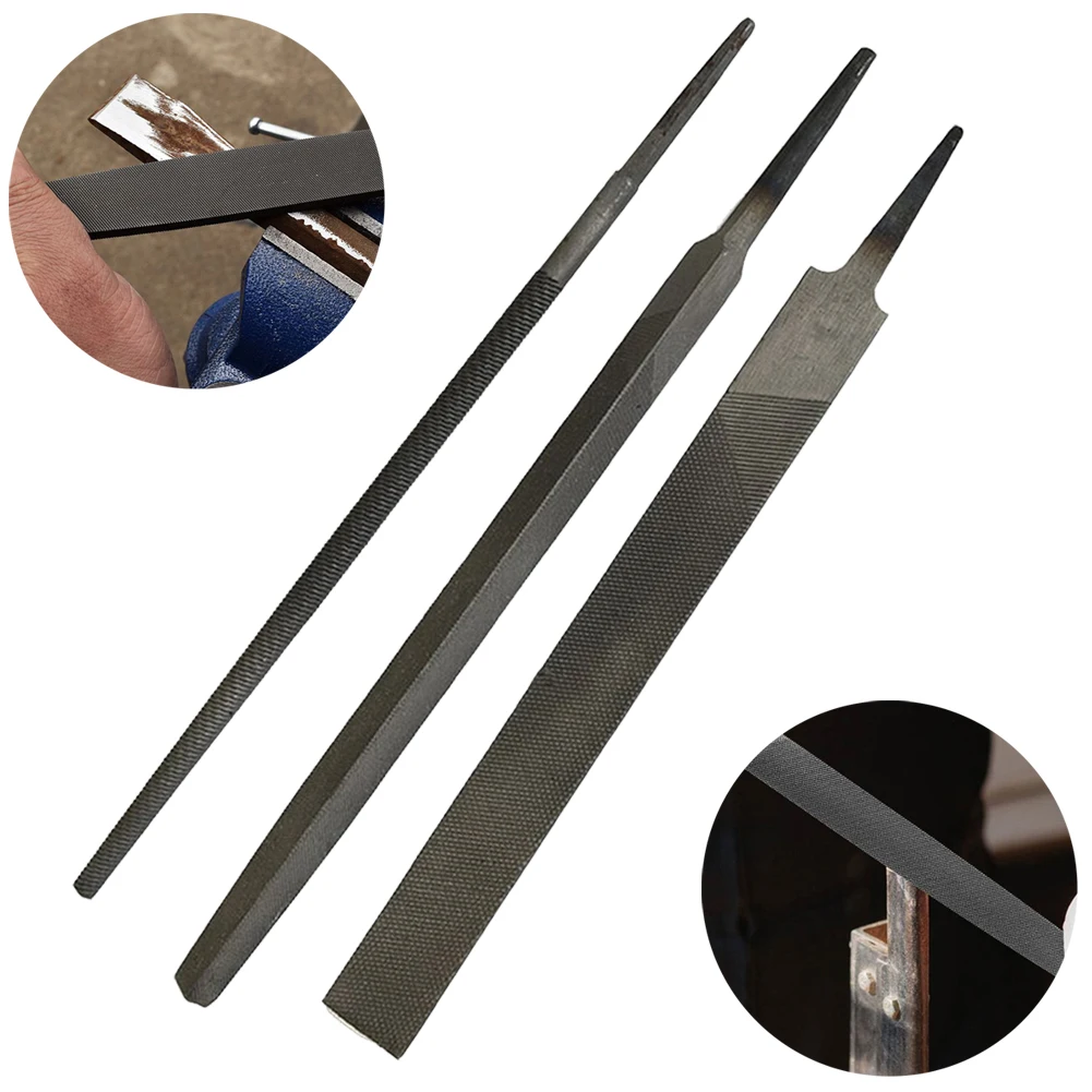3pcs 6 Inch 150mm Medium Toothed Steel Files Set Flat Round Triangle Industrial Steel Files For Metalworking Woodworking Tools
3pcs 6 Inch 150mm Medium Toothed Steel Files Set Flat Round Triangle Industrial Steel Files For Metalworking Woodworking Tools