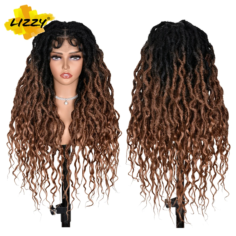 Faux Locs Crochet Wigs For African Woman Braid Wig Curly Goddess Locs Crochet Hair Full Lace Braided Wig With Baby Hair 32''
Faux Locs Crochet Wigs For African Woman Braid Wig Curly Goddess Locs Crochet Hair Full Lace Braided Wig With Baby Hair 32''