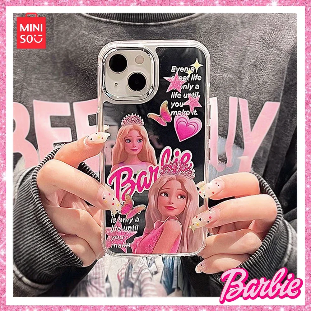 Новинка 2024, милая и милая зеркальная мультяшная накладка Miniso Barbie Y2K для телефона Iphone 14Promax, полноразмерный подарок для девочек на день рождения
Новинка 2024, милая и милая зеркальная мультяшная накладка Miniso Barbie Y2K для телефона Iphone 14Promax, полноразмерный подарок для девочек на день рождения