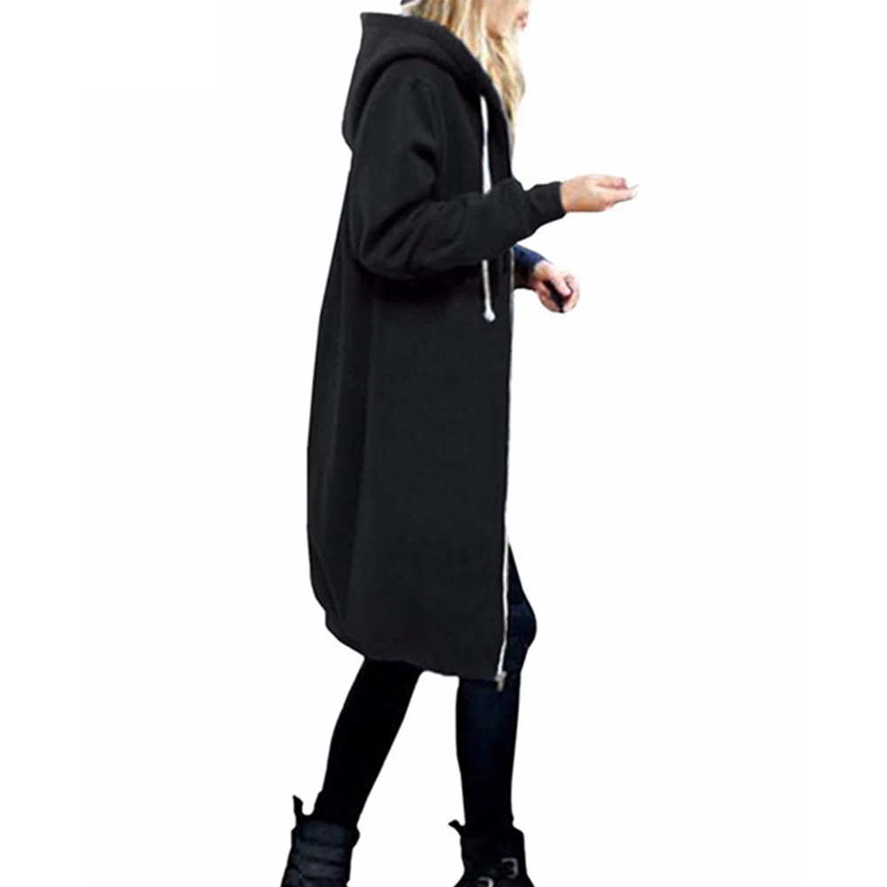 Indoor Outdoor Hoodie Female Casual Coat Daily Durable Hooded Long Jacket Long Sleeve Plus Size Solid Color Autumn
Indoor Outdoor Hoodie Female Casual Coat Daily Durable Hooded Long Jacket Long Sleeve Plus Size Solid Color Autumn