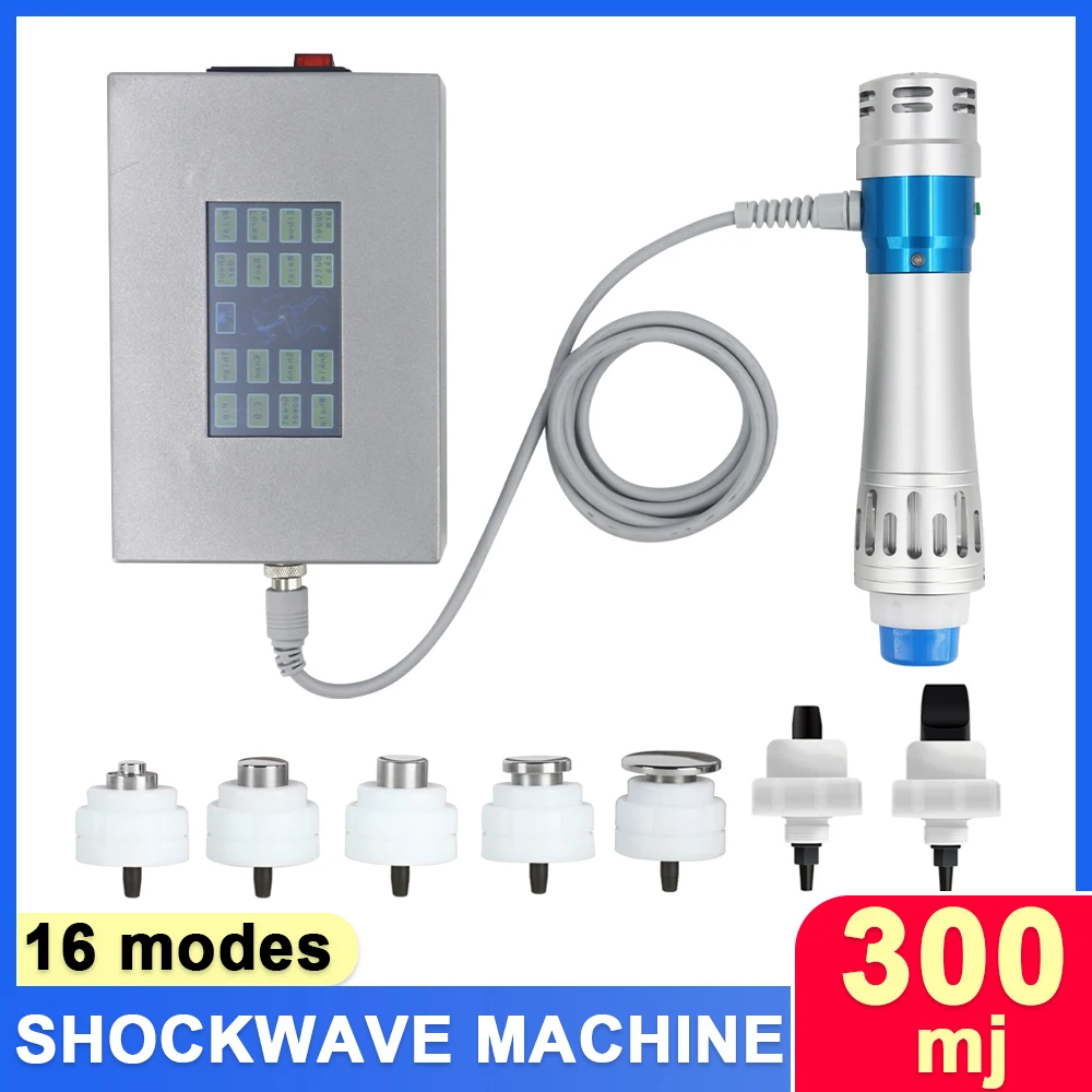 

Portable Shock Wave Physiotherapy Equipment Shockwave Therapy Machine Pain Relief Body Relax Vibrator Massager 300MJ ED Treat