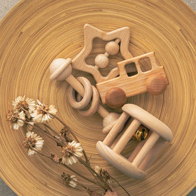 Wood Montessori Stroller Baby Toys Beech Wooden Rattles Teething Rodent Ring Musical Rattles Cognition Early Educational Toys
Wood Montessori Stroller Baby Toys Beech Wooden Rattles Teething Rodent Ring Musical Rattles Cognition Early Educational Toys