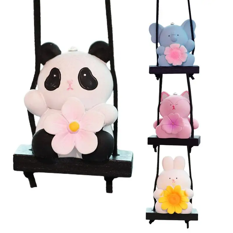 Animal Car Swing Pendant Resin Cute Anime auto Ornament Rearview Mirror Hanging Cartoon Portable Car Interior Decoration
Animal Car Swing Pendant Resin Cute Anime auto Ornament Rearview Mirror Hanging Cartoon Portable Car Interior Decoration