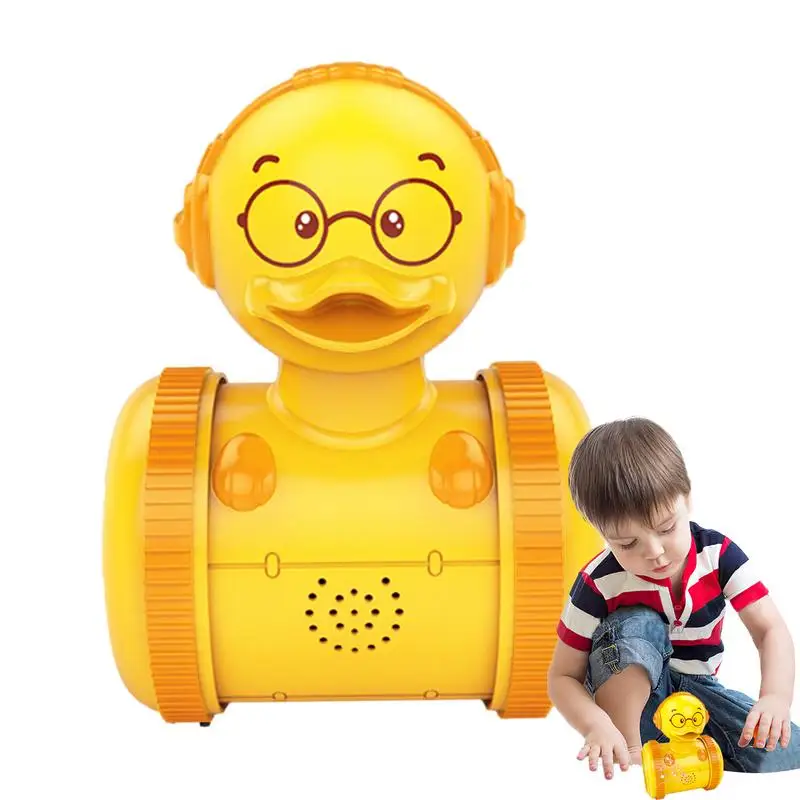 

Музыкальная игрушка, детская игрушка-робот, безопасная и ранняя развивающая взаимодействующая игрушка-робот-утка для детей, мальчиков и девочек