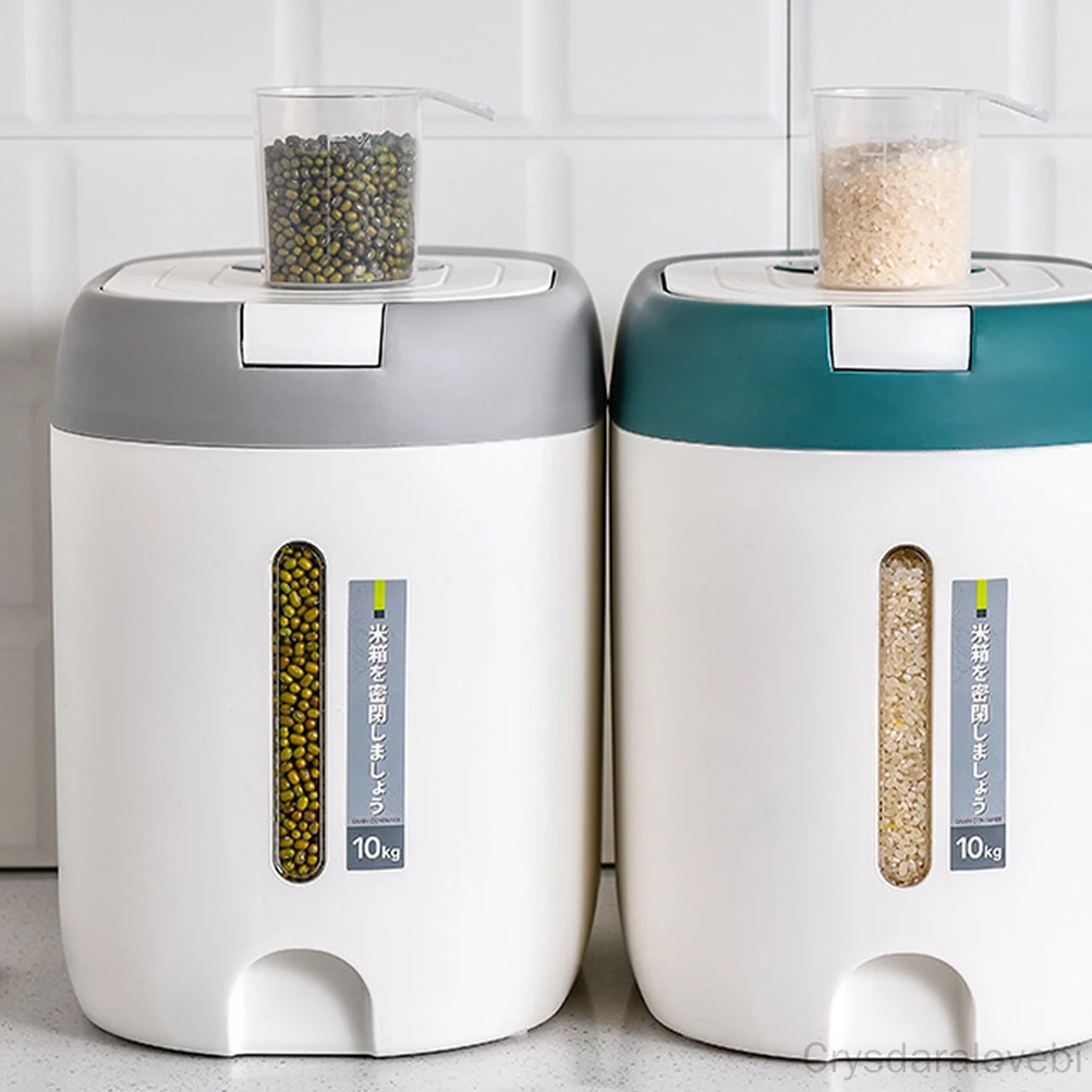Kitchen Container 10KG Bucket Moisture-Proof Insect-Proof Rice Box Airtight Rice Bin Flour Storage Container Pet Food Store Box
Kitchen Container 10KG Bucket Moisture-Proof Insect-Proof Rice Box Airtight Rice Bin Flour Storage Container Pet Food Store Box
