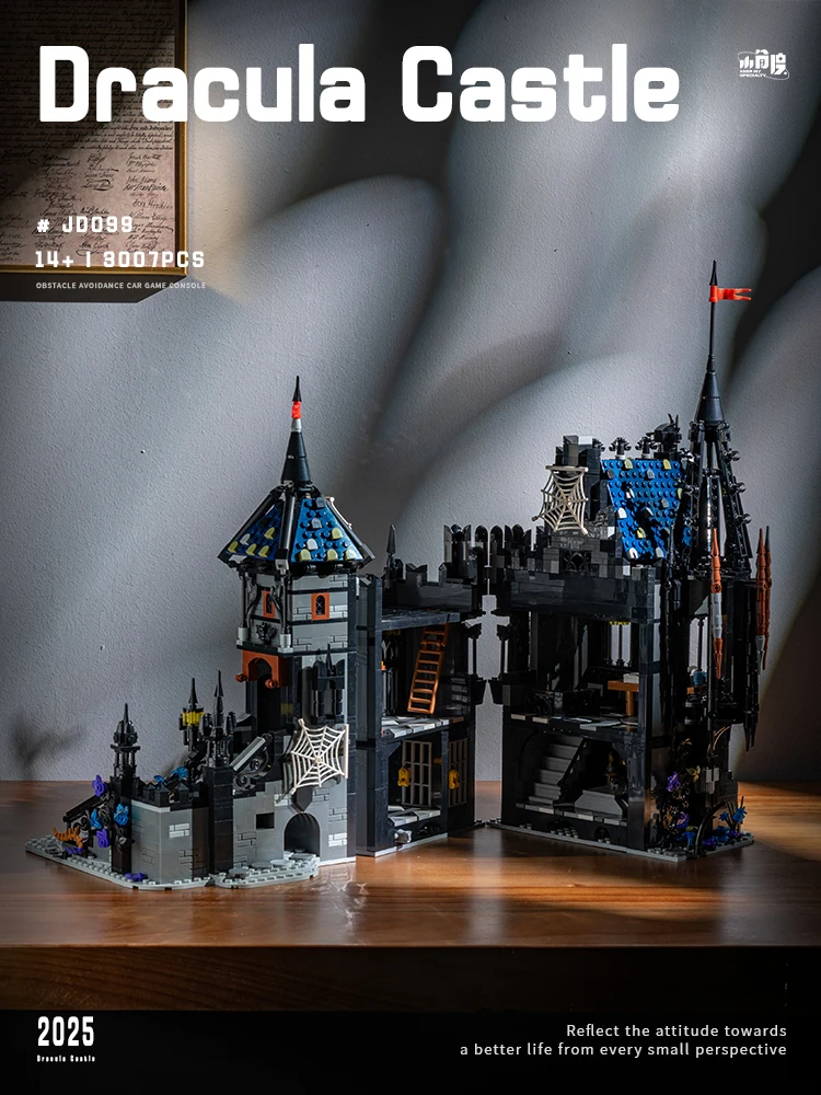 3007PCS JD099 MOC Idea Street View Vampire Dracula's Castle Building Blocks Bricks Assembling Toys for Boys Christmas Gifts Sets 3007PCS JD099 MOC Idea Street View Vampire Dracula's Castle Building Blocks Bricks Assembling Toys for Boys Christmas Gifts Sets