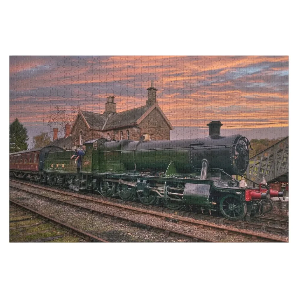 

Great Western Railway Engine 2857 at Sunset Jigsaw Puzzle Personalised Toys Adult Wooden Puzze Personalized For Kids Puzzle