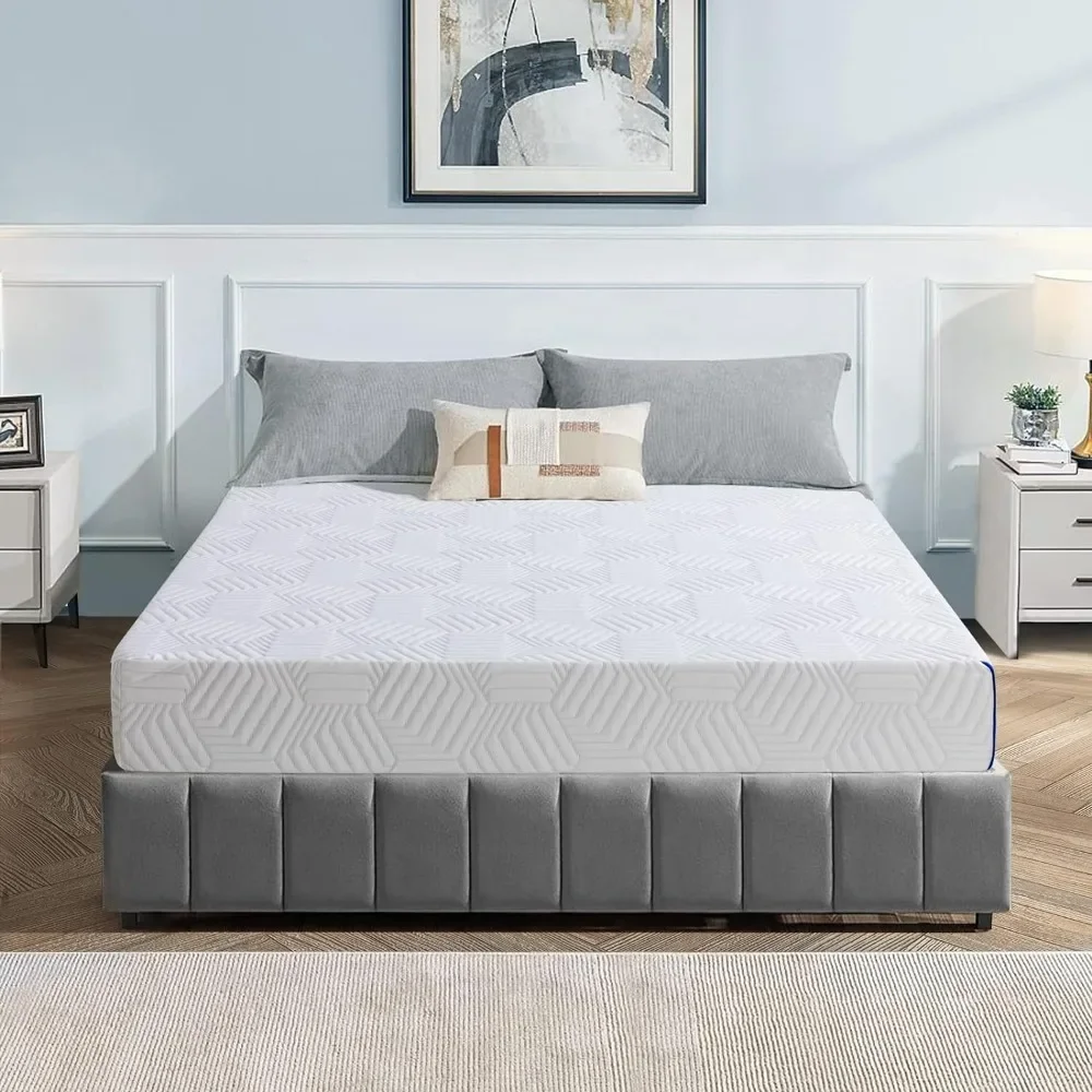 10 Inch Memory Foam Mattress in a Box,Cooling Gel Green Tea Infused Mattress King Size,Medium Firm Feel
10 Inch Memory Foam Mattress in a Box,Cooling Gel Green Tea Infused Mattress King Size,Medium Firm Feel