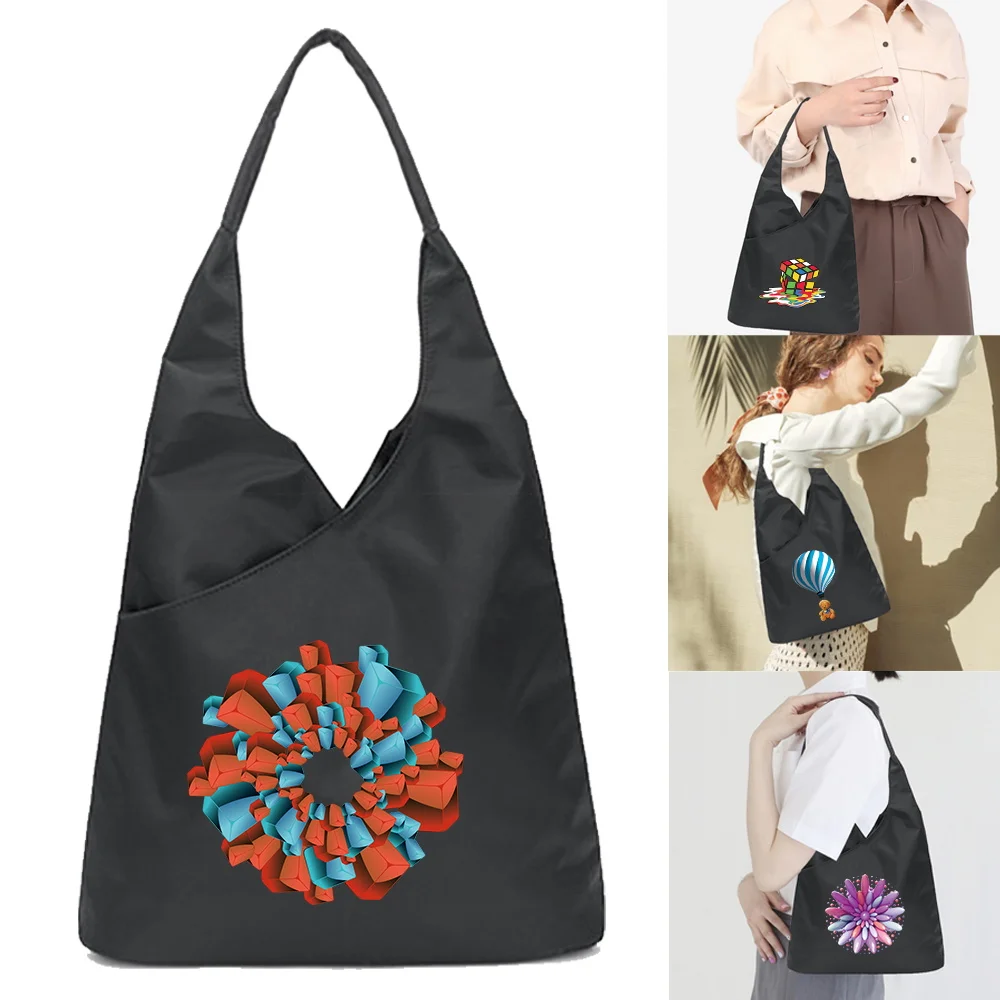 Casual Women's Shopper Canvas Tote Bag Female 3D Graphic Print Simple Large Capacity Shoulder Pack Women Designer Crossbody Bags
Casual Women's Shopper Canvas Tote Bag Female 3D Graphic Print Simple Large Capacity Shoulder Pack Women Designer Crossbody Bags