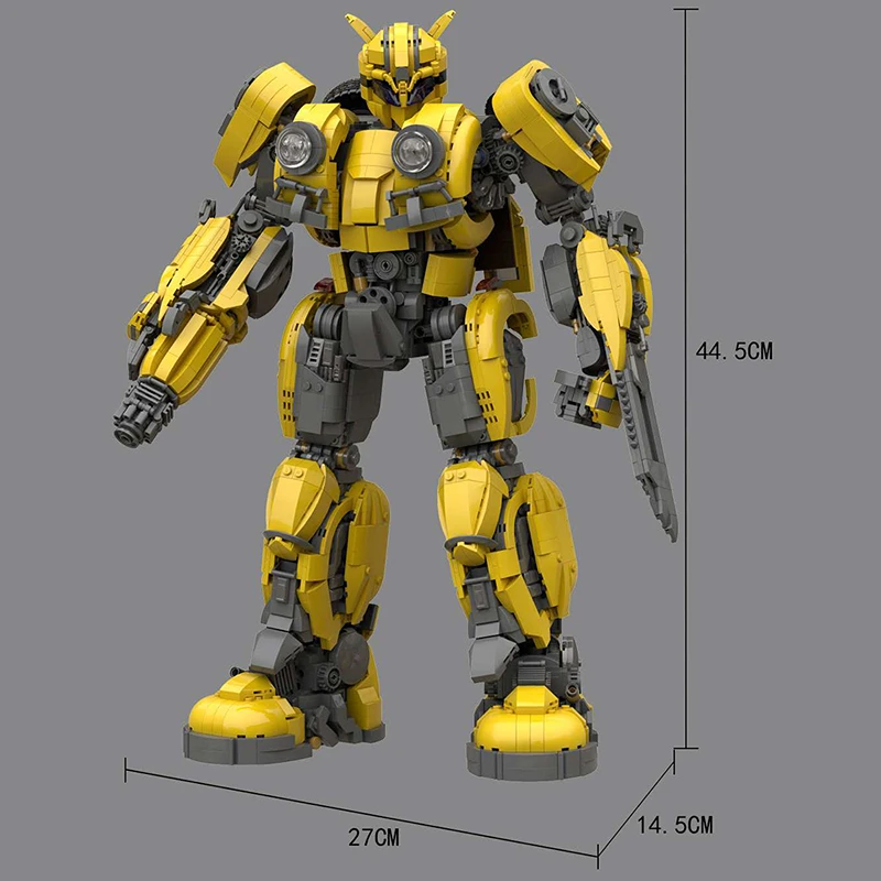 MOC 773 Transformers Bumblebee Robot Bricks Toys MOC 773 Transformers Bumblebee Robot Bricks Toys