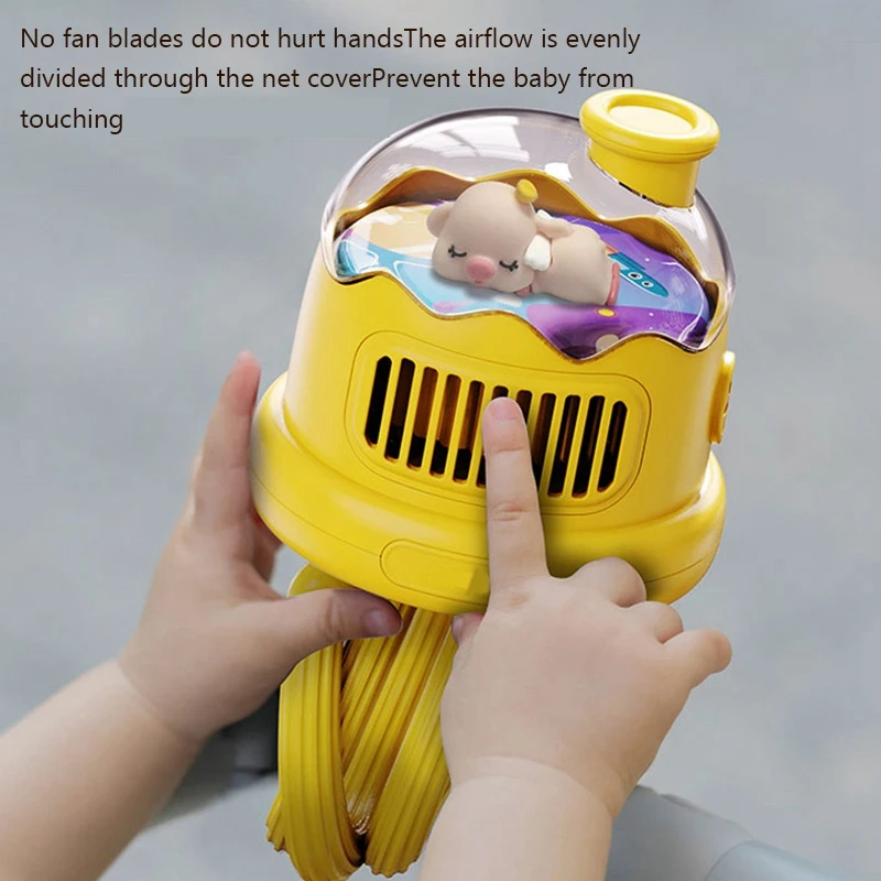 Portable Stroller Fan USB Rechargeable Silent Outdoor Clip-On Kids Handheld Bladeless Fan
Portable Stroller Fan USB Rechargeable Silent Outdoor Clip-On Kids Handheld Bladeless Fan