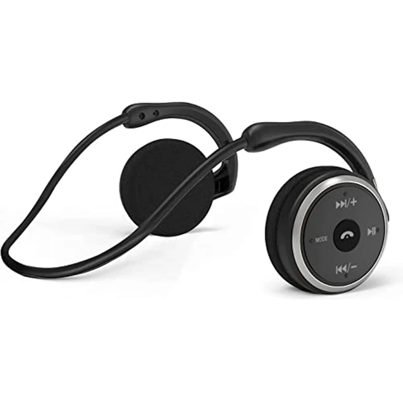 

Wireless Bluetooth 5.0 Headphones Behind Head Soft Wrap Around Headphones with Mic Foldable Comfortable Earphone TF Card Slot